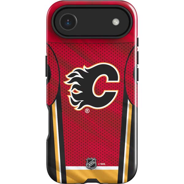 NHL Calgary Flames Home Jersey iPhone 17 Air Impact Case