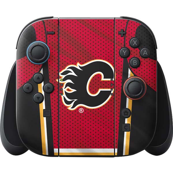 NHL Calgary Flames Home Jersey Nintendo Skins