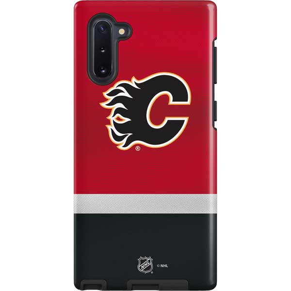 NHL Calgary Flames Jersey Galaxy Cases