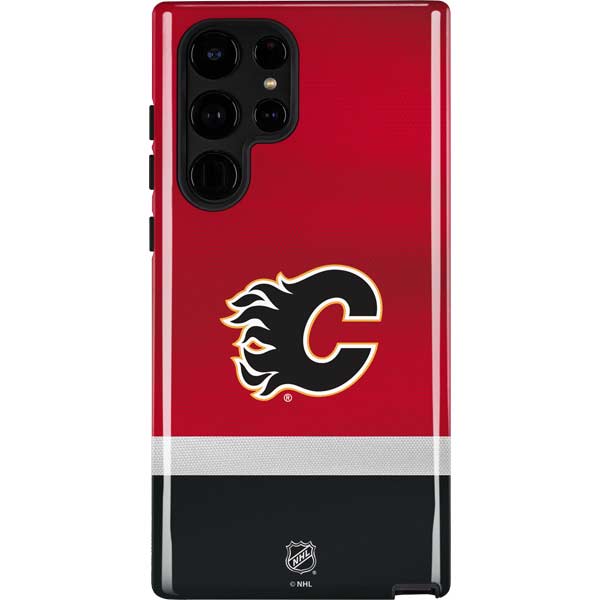 NHL Calgary Flames Jersey Galaxy Cases