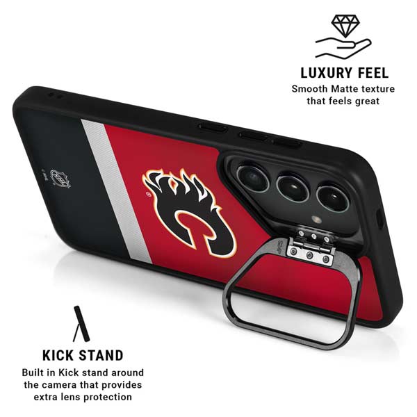 NHL Calgary Flames Jersey Galaxy S26 Ultra Kickstand Case