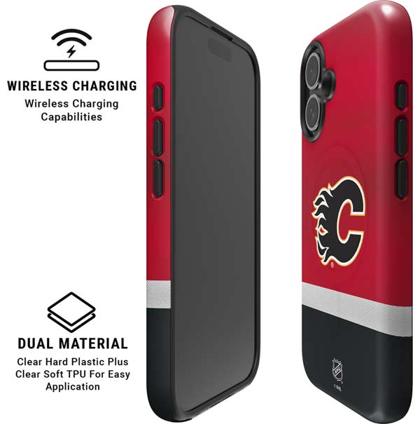 NHL Calgary Flames Jersey iPhone 16 Magsafe Impact Case
