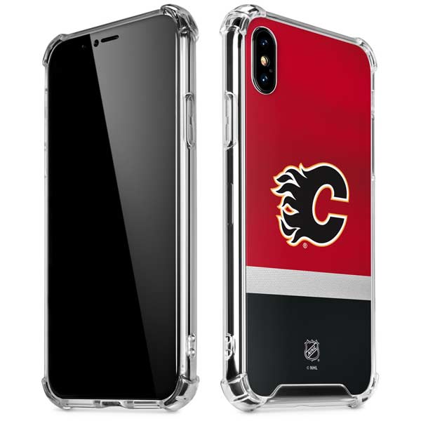NHL Calgary Flames Jersey iPhone X/XS Clear Case