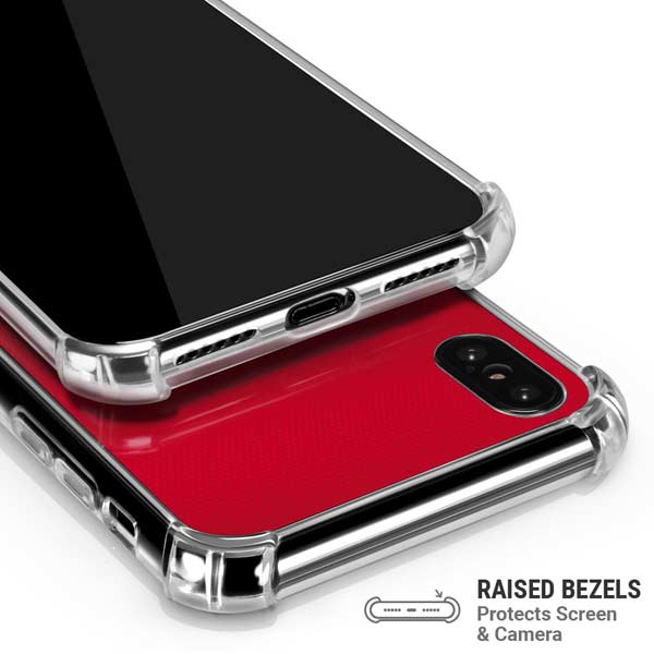 NHL Calgary Flames Jersey iPhone X/XS Clear Case