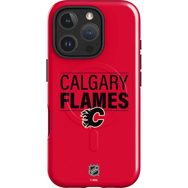 NHL Calgary Flames Lineup iPhone 16 Pro Max Magsafe Impact Case
