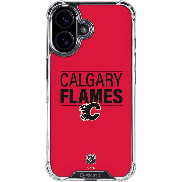 NHL Calgary Flames Lineup iPhone 17 Clear Case