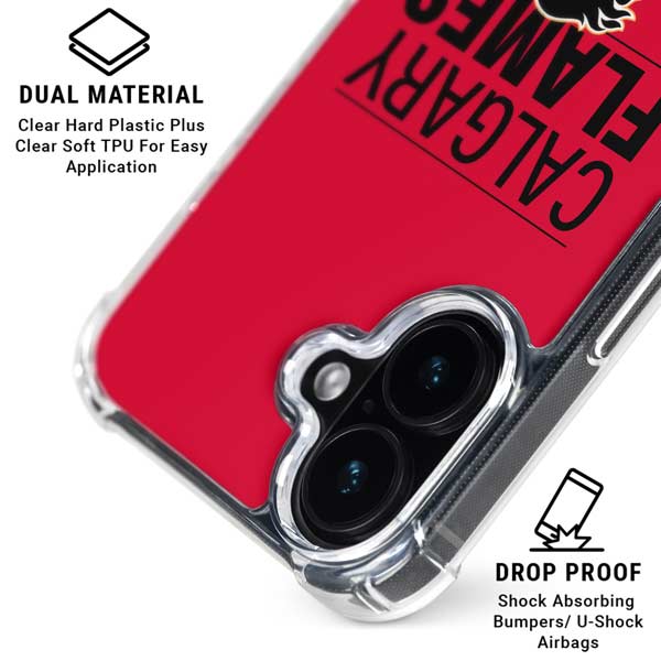 NHL Calgary Flames Lineup iPhone 17 Clear Case