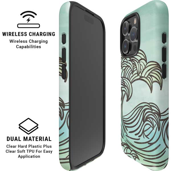 California Big Wave iPhone 16 Pro Max Magsafe Impact Case