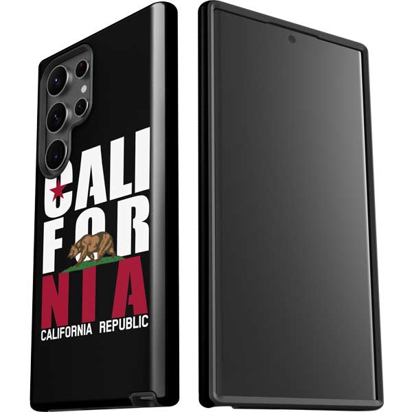 California Black Block Galaxy S23 Ultra Pro Case