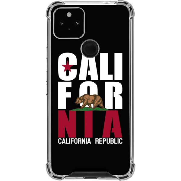 California Black Block Pixel Cases
