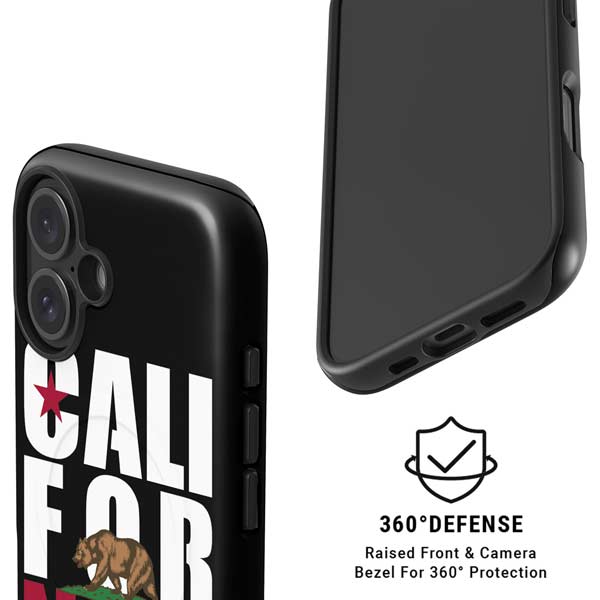 California Black Block iPhone 16 Plus Magsafe Impact Case