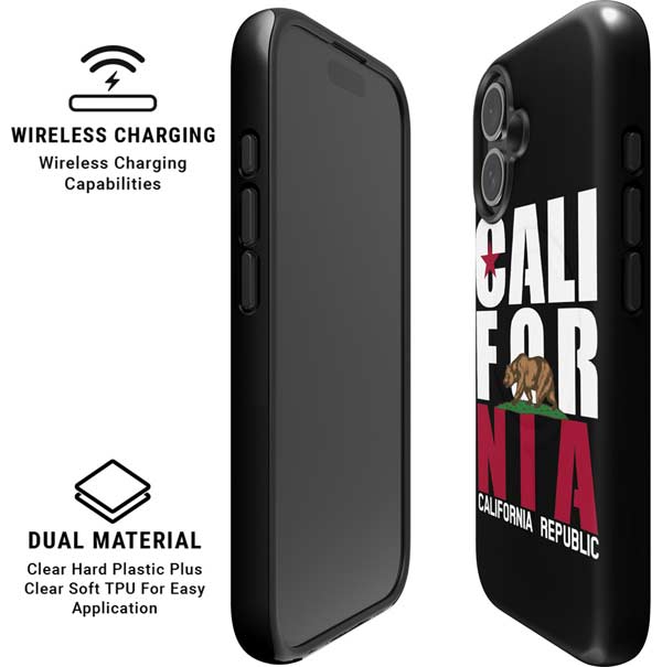 California Black Block iPhone 16 Plus Magsafe Impact Case