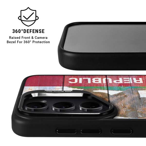 California Flag Light Wood Galaxy S26 Kickstand Case