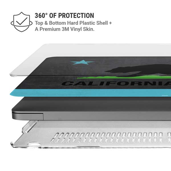 California Neon Republic MacBook Pro 14in (2021-24) Case plus Skin