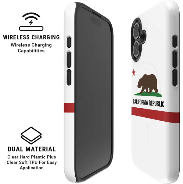 California Republic iPhone 16 Magsafe Impact Case