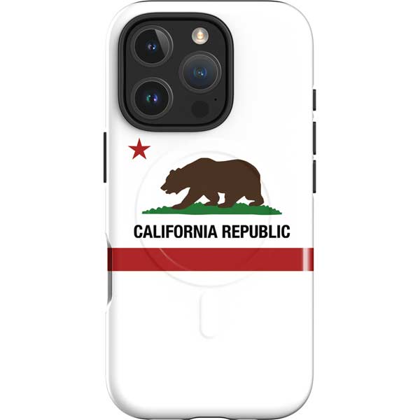 California Republic iPhone 16 Pro Max Magsafe Impact Case