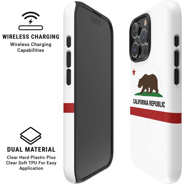California Republic iPhone 16 Pro Max Magsafe Impact Case