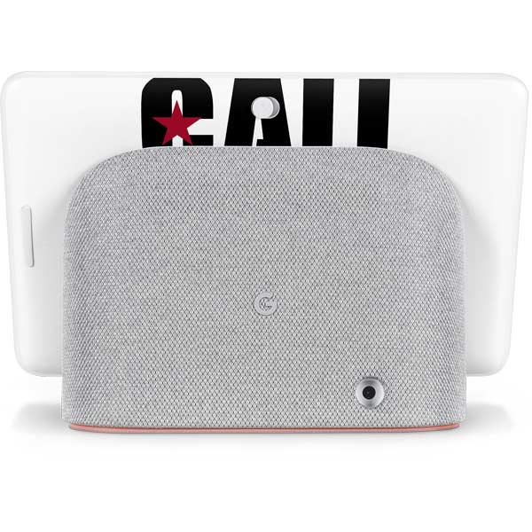California White Block Google Home Hub Skin