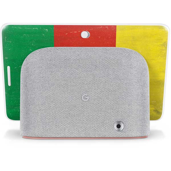Cameroon Flag Distressed Google Home Hub Skin
