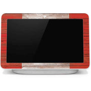 Canadian Flag Dark Wood Google Home Hub Skin