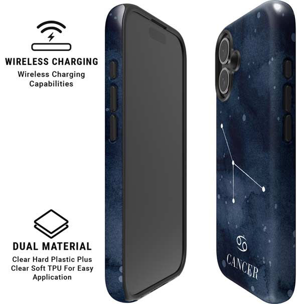 Cancer Constellation iPhone 16 Plus Magsafe Impact Case