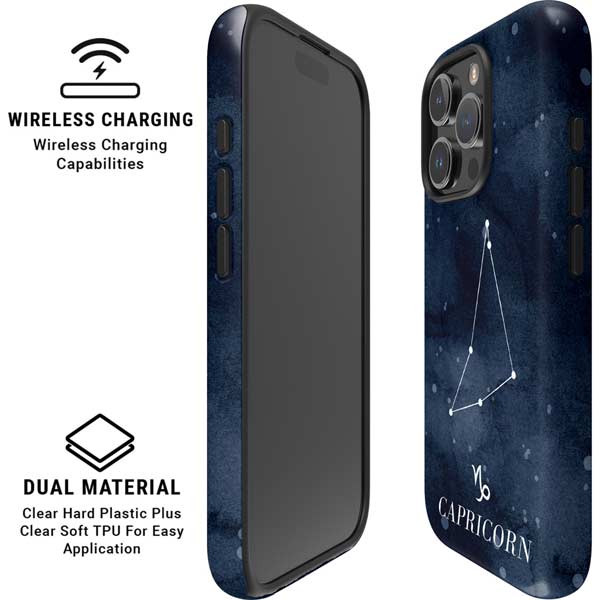 Capricorn Constellation iPhone 16 Pro Magsafe Impact Case