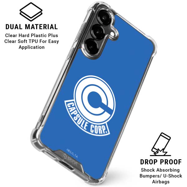 Dragon Ball Z Capsule Corp Galaxy S26 Plus Clear Case