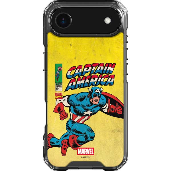 Marvel Classic Comics Captain America iPhone 17 Air Clear Case