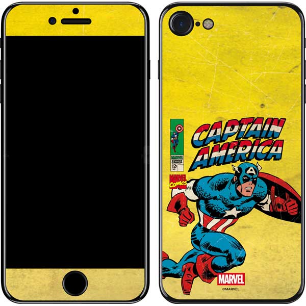Marvel Classic Comics Captain America iPhone SE (2nd & 3rd Gen) Skin
