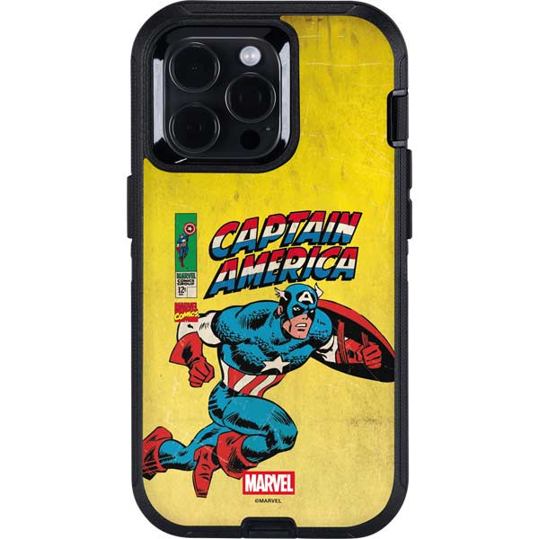Marvel Classic Comics Captain America Otterbox Defender iPhone Skin