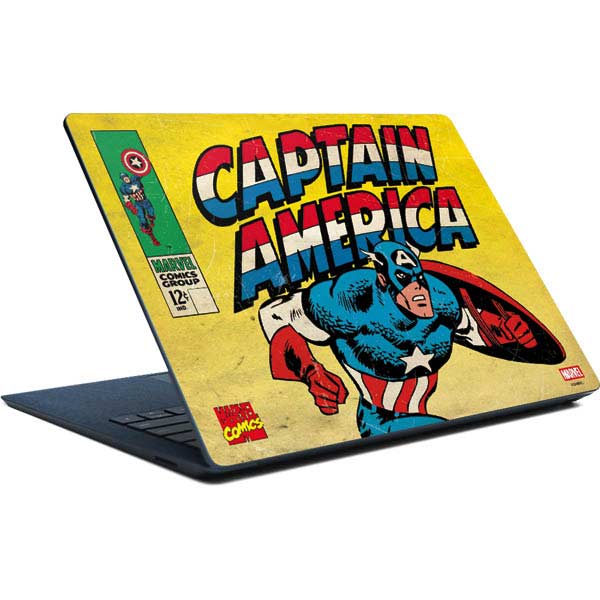Marvel Classic Comics Captain America Surface Laptop Skin
