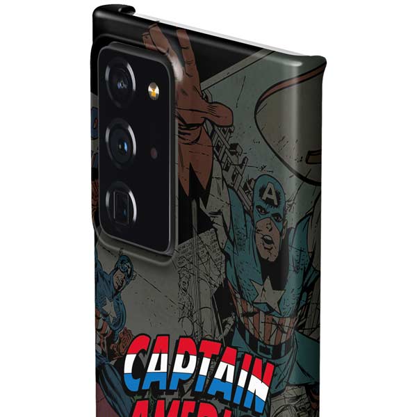 Marvel Classic Comics Captain America Vintage Galaxy Note20 Ultra 5G Lite Case