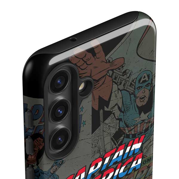 Marvel Classic Comics Captain America Vintage Galaxy S24 Impact Case