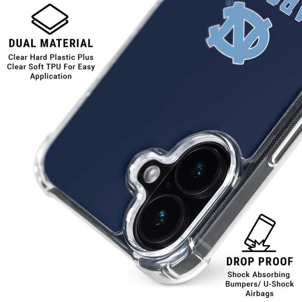 University of North Carolina Chapel Hill iPhone 17 Clear Case
