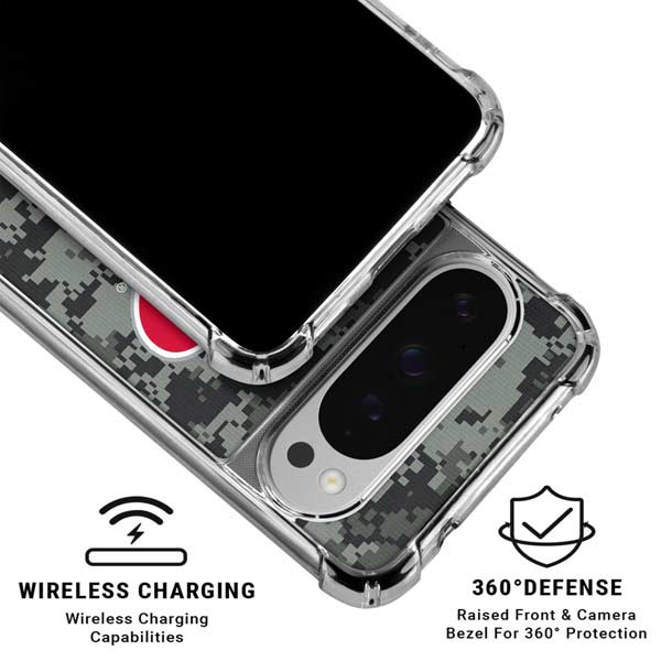 NHL Carolina Hurricanes Camo Google Pixel 10 Pro XL Clear Case
