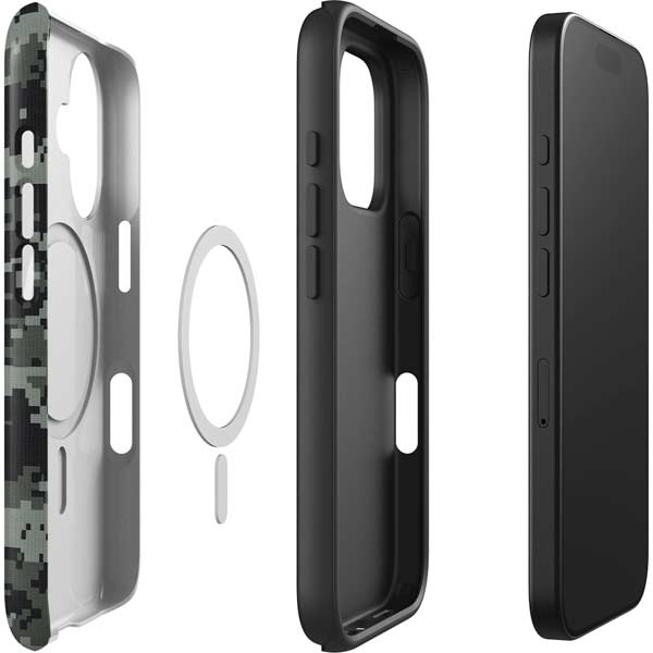 NHL Carolina Hurricanes Camo iPhone 16 Magsafe Impact Case