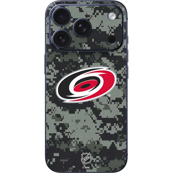 NHL Carolina Hurricanes Camo iPhone 17 Pro Max Skin