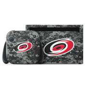 NHL Carolina Hurricanes Camo Nintendo Switch 2 (2025) with Joy-Con Skin