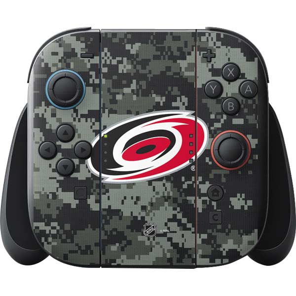NHL Carolina Hurricanes Camo Nintendo Switch 2 (2025) with Joy-Con Skin