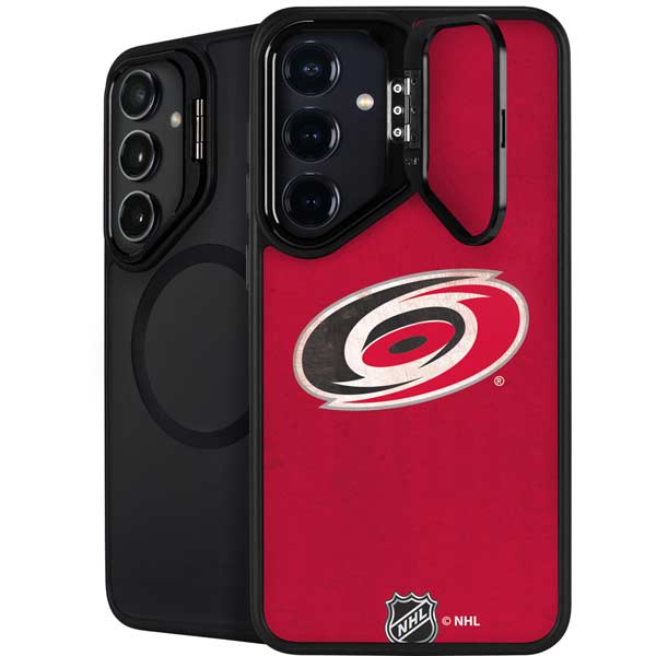 NHL Carolina Hurricanes Distressed Galaxy S26 Plus Kickstand Case