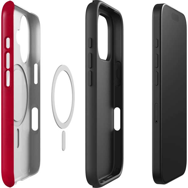 NHL Carolina Hurricanes Distressed iPhone 16 Magsafe Impact Case