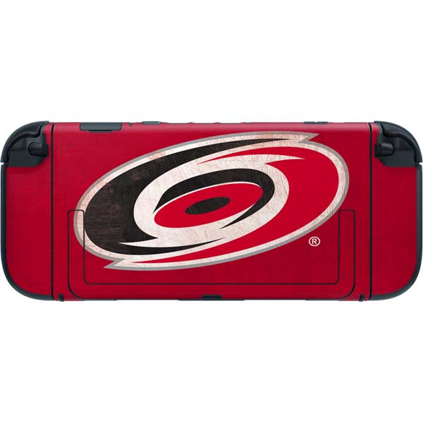 NHL Carolina Hurricanes Distressed Nintendo Switch 2 (2025) with Joy-Con Skin