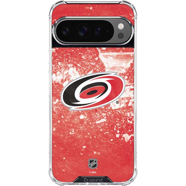 NHL Carolina Hurricanes Frozen Google Pixel 10 Pro Clear Case