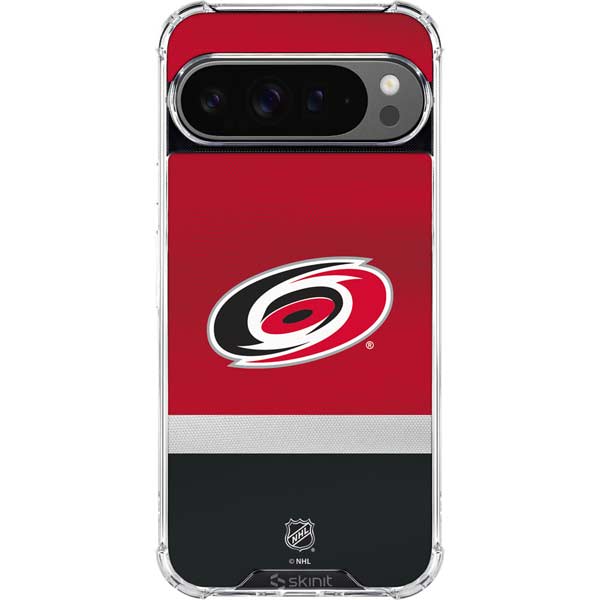 NHL Carolina Hurricanes Jersey Google Pixel 10 Pro Clear Case