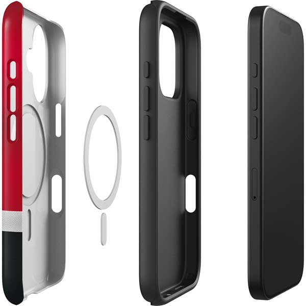 NHL Carolina Hurricanes Jersey iPhone 16 Magsafe Impact Case