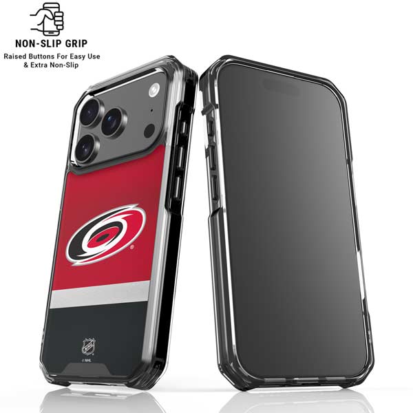 NHL Carolina Hurricanes Jersey iPhone 17 Pro Clear Case