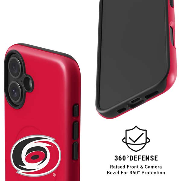 NHL Carolina Hurricanes Solid Background iPhone 17 Magsafe Impact Case