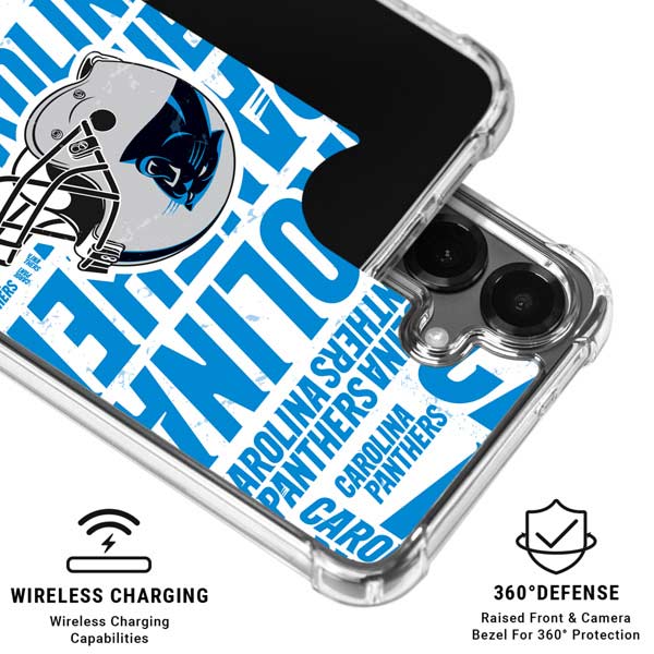 NFL Carolina Panthers - Blast Galaxy S26 Plus Clear Case