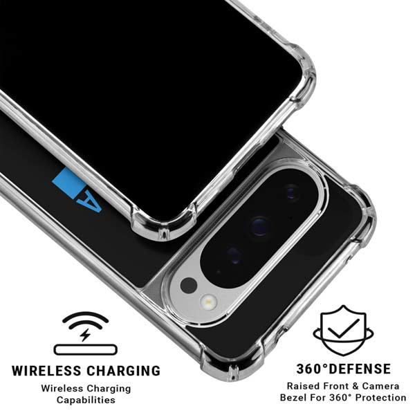 NFL Carolina Panthers Black Performance Series Google Pixel 10 Pro XL Clear Case