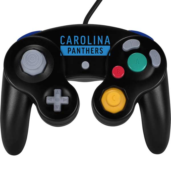 NFL Carolina Panthers Black Performance Series Nintendo Skins